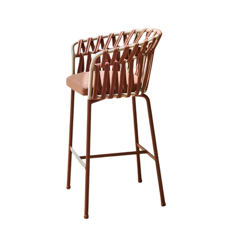 Emma Cross Bar Stool from Varaschin
