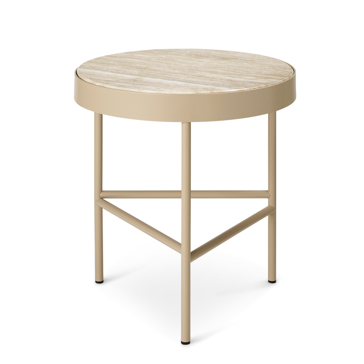 Travertine Side Table Ergonomia Furniture