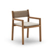 GIANNA commercial-quality outdoor dining chair by Varaschin, ideal for hotel, restaurant, and hospitality patio projects.