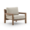 GIANNA commercial-quality outdoor lounge chair by Varaschin, ideal for hotel, restaurant, and hospitality outdoor spaces.