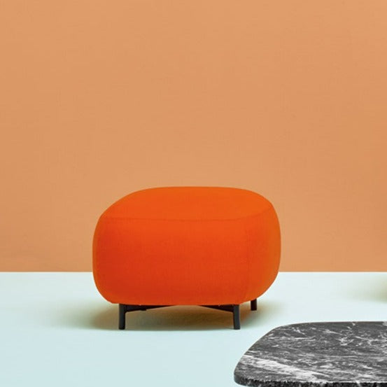 Meritalia orange ottoman オットマン　イタリア Meritalia orange ottoman オットマン イタリア Italian armchair with