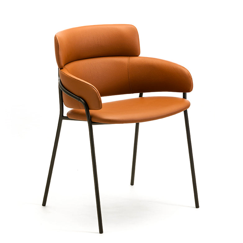 STRIKE XL Commercial-quality indoor dining chair by ARRMET, ideal for hotel, restaurant, and hospitality indoor dining projects.