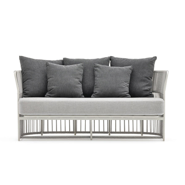 TIBIDABO Commercial-quality Outdoor Sofa by VARASCHIN, ideal for hotel, restaurant, and hospitality patio projects.