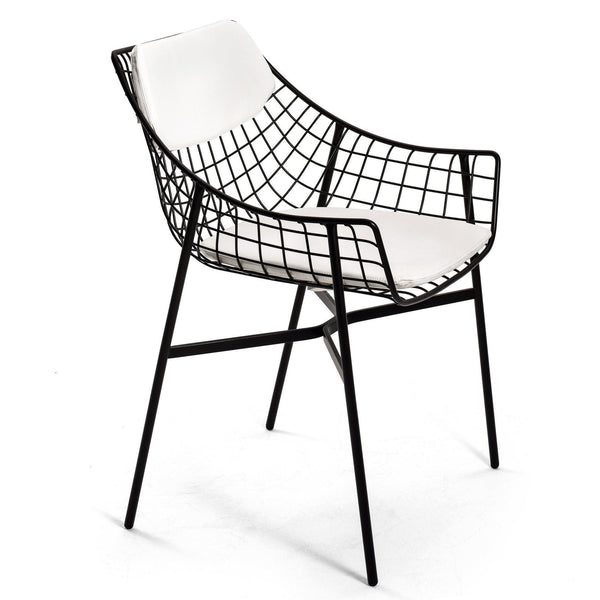 SUMMERSET commercial-quality outdoor dining chair by Varaschin, ideal for hotel, restaurant, and hospitality patio projects.