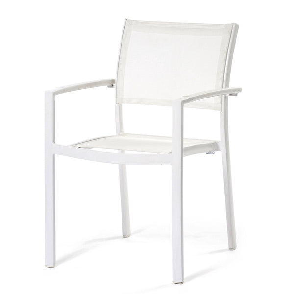VICTOR commercial-quality outdoor dining chair by Varaschin, ideal for hotel, restaurant, and hospitality patio projects.