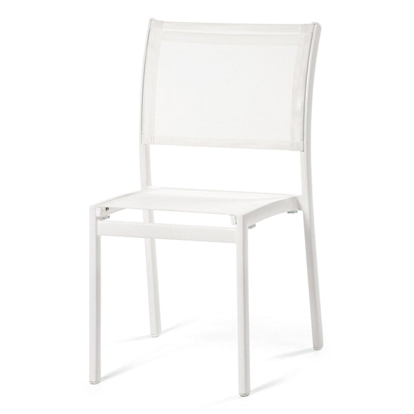 VICTOR commercial-quality outdoor dining chair by Varaschin, ideal for hotel, restaurant, and hospitality patio projects.