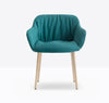 BABILA XL Armchair in Upholstered Seat w recycled polypropylene shell - TB Contract Furniture PEDRALI