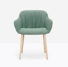 BABILA XL Armchair in Upholstered Seat w recycled polypropylene shell - TB Contract Furniture PEDRALI