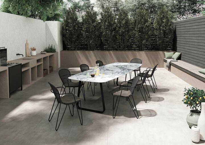 CURVE Outdoor Dining Faux Elyps - TB Contract Furniture JOLI