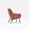 ILA Lounge Armchair legs in steel tube frame (w/o Headrest) - TB Contract Furniture PEDRALI