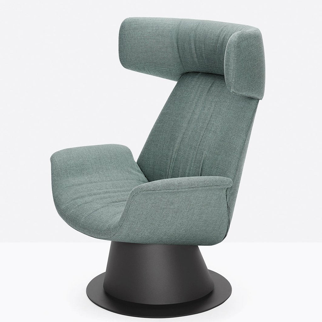 ILA Lounge Armchair w/ Swivel seat (w/ headrest) - TB Contract Furniture PEDRALI
